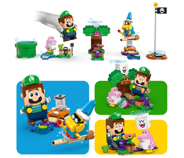 LEGO Super Mario 71440 Przygody z interaktywną figurką LEGO Luigi - 1266159 - zdjęcie 4
